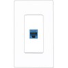 RiteAV CAT6-BLUE Wall Plate Screwless [White]