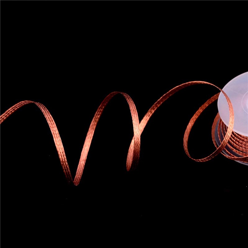 4 Pcs Desoldering Braid Wick Wire, 2.5mm No-Clean Electronic Desoldering