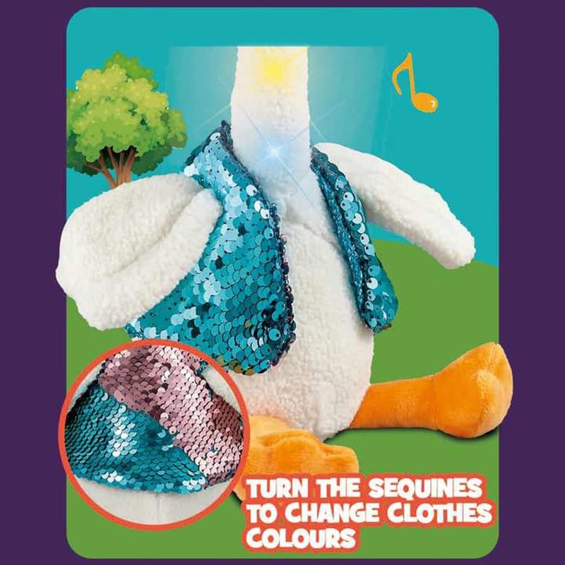 Brigamo Dancing Duck with Integrated Songs, Dancin Duck Dances and