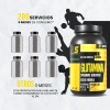 Suplemento En Polvo Glutamina Hiper Sport 1kg Varios Sabores