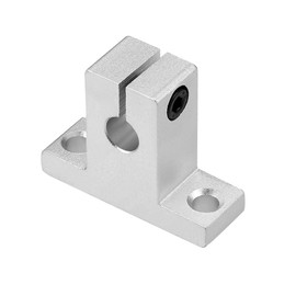 sourcing map Shaft Support Linear Motion Slide Rail Guide Blocks for CNC 3D Printer (Pack of 2) SK8