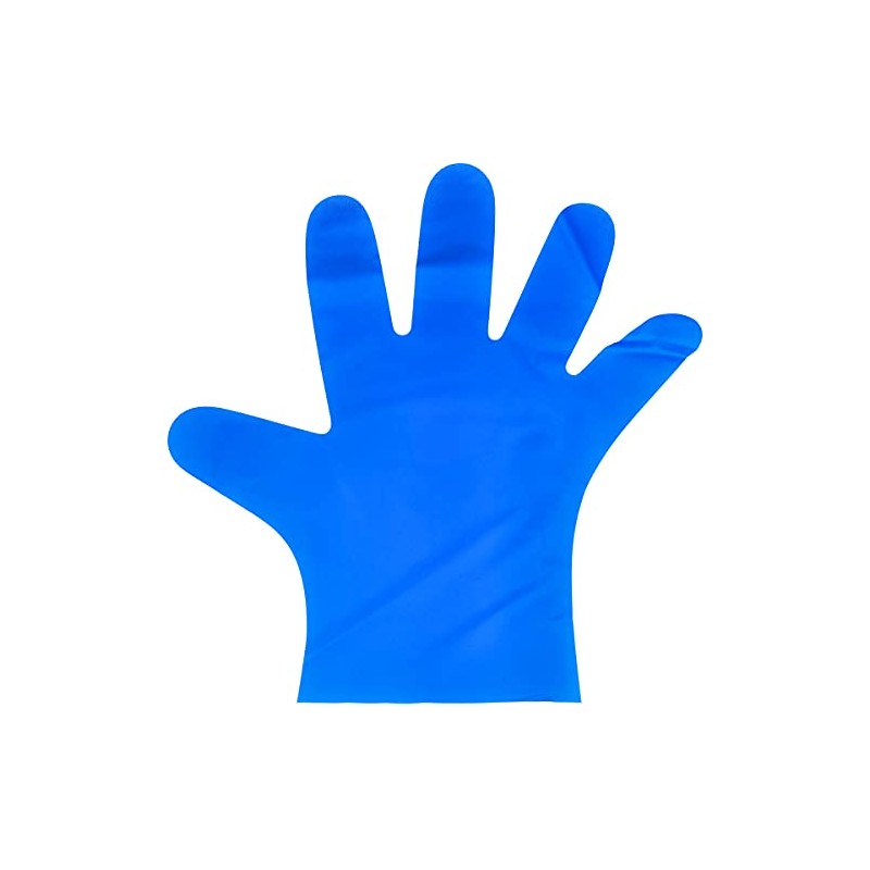 No.3063 Ev Care Silky Gloves, Disposable Gloves, Blue, Boxed, S,