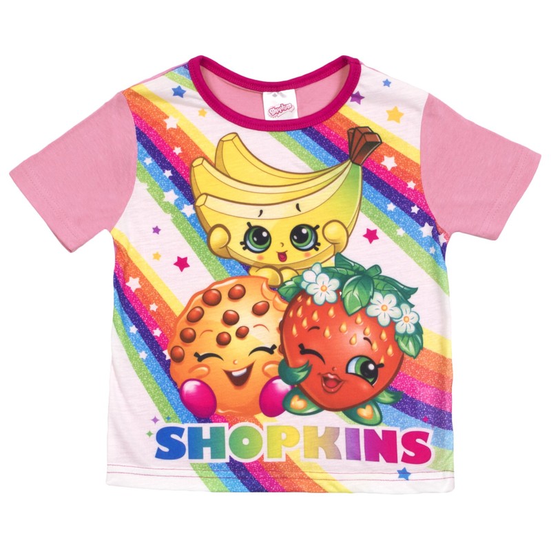 Lora Dora Girls Shopkins Pyjamas Short Set Pjs Set Kids