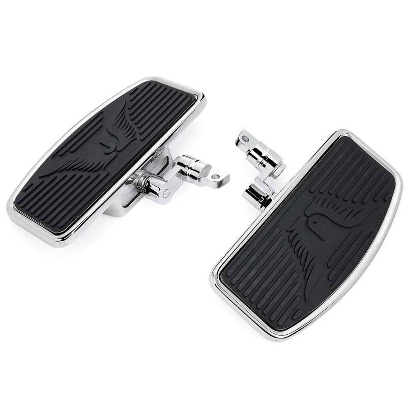 Adjustable Motorcycle Floorboards Front Footboard Pedals Foot Pegs for Harley