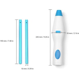 Electric Duster, 180° Bendable Spin Duster Motorised Dust Washable Flexible Telescopic Duster, Versatile Cleaning Tool for Car, PC, Air Conditioning, Household Cleaning