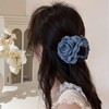 3 PCS Blooming Rose Flower Hair Clips Claws for Women,