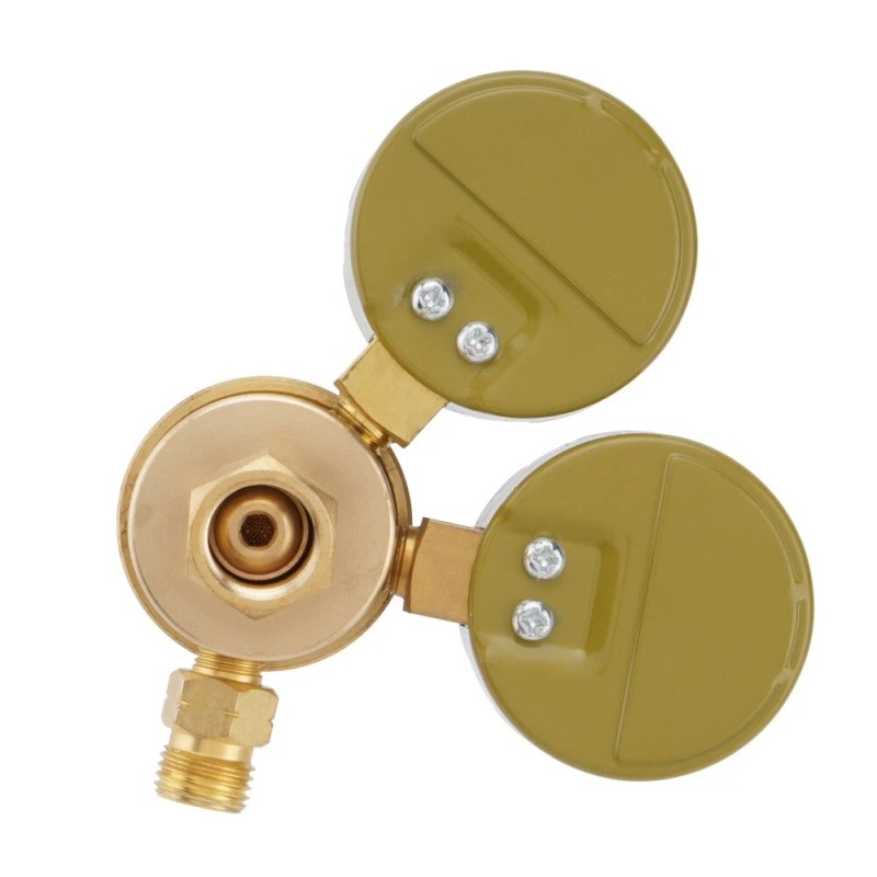 SPARKWHIZ Oxygen and Acetylene Regulators Set with Dual Gauge, CGA200