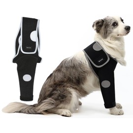 Spajoy Dog Recovery Suit, Medical Cone Alternative, Abrasion Resistant Dog Recovery Sleeve, Washable 3mm Thick and Waterproof, Pet Wounds Prevent Licking, Bite, Being Wet, and Keep Dry