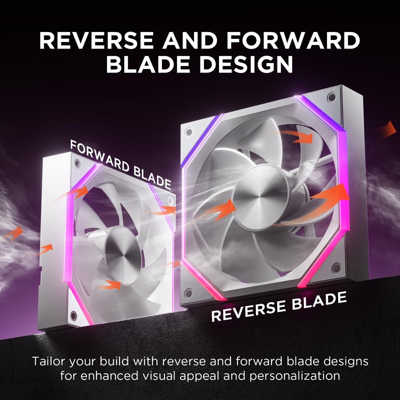 Asiahorse Nyota 120mm Case Fan with Efficient Cooling, ARGB Fan
