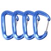 TRIWONDER 12KN 25KN Aluminium Wire Gate Carabiners for Hammock -
