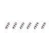 Aspen Creative Polished Chrome, 21316-26 Beaded Chain Connectors Plated, 6
