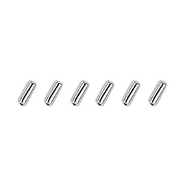 Aspen Creative Polished Chrome, 21316-26 Beaded Chain Connectors Plated, 6 Pack