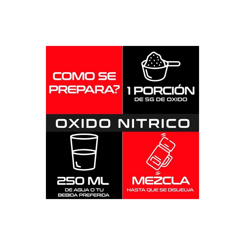 Óxido Nítrico Maximo Protein Pre Entreno 1kg 200 Servicios