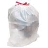 Alina 75 x 45L Polythene Drawstring Bin Liner/Bin Bag/Medium-weight 45