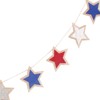 GOER 4th of July Banner,No DIY Required Natural Burlap Independence