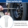 ACROPIX M12x1.25 Wheel Nut Hub Assembly Wheel Stud for Nissan