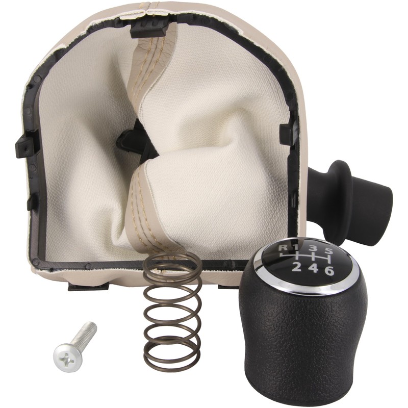 Gear Knob + Gear Stick Gaiter Set 6 Gears Suitable