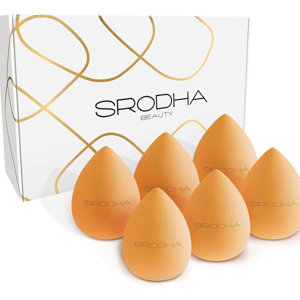 SRODHA Beauty Make Up Sponge Set | 6 Pieces Pack