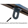 Greenhouse Twist Clips with S Hooks [50 Pack] for inside