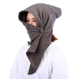 Minamosho Sauna Hat Towel, Hides Your Mouth, Imabari Towel, 6 Colors, Sauna Hat, Men's, Women's, One Size Fits Most, Sauna Towel, 100% Cotton, Made in Japan, Antibacterial, Odor Resistant, 501 Charcoal