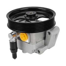 WMPHE Power Steering Pump with Pulley Compatible with Ford Thunderbird Lincoln LS 3.9L V8 2003 2004 2005, Replacement for 21-5353, 6W4Z3A696B