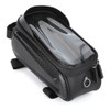 PVC Black Hard Shell Waterproof Performance Touching Screen Bike Bag
