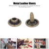 500set Metal Studs Rivets 8mm DIY Iron Double Flat Burr