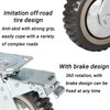 tonchean 6 Inch Heavy Duty Caster Wheels Set of 4