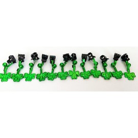 Beardaments - St Patrick's Day Beard Ornaments - Beard Baubles - 12-pack