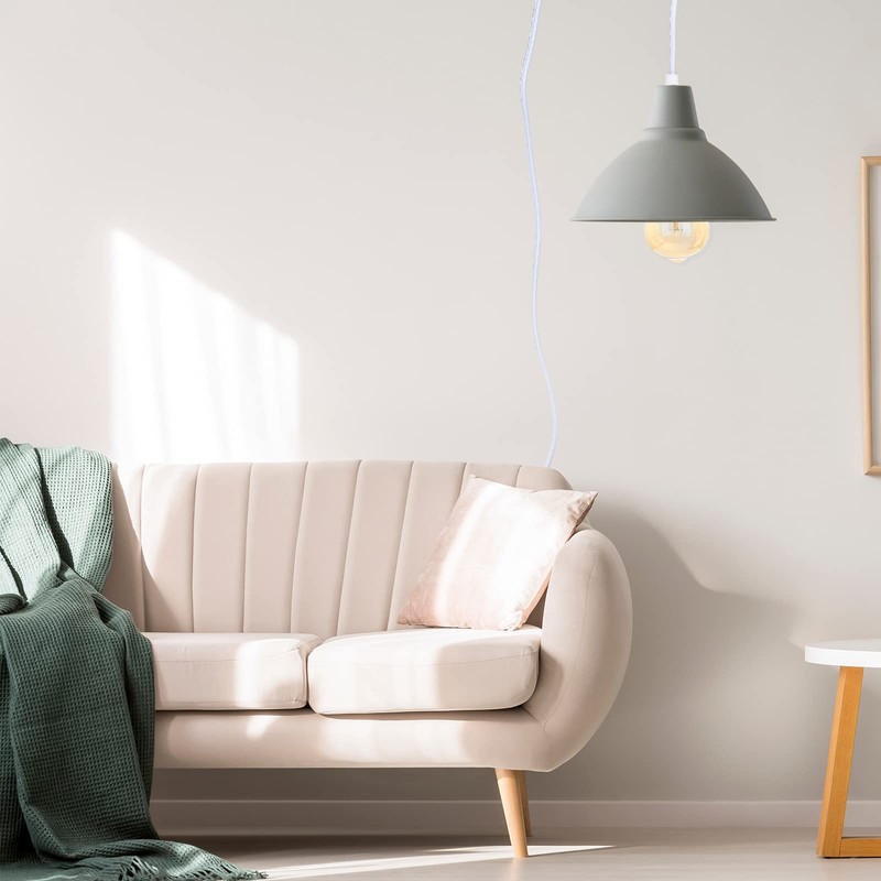 PATIKIL 15Ft Hanging Light Cord, Extension Hanging Lantern Pendant Lamp