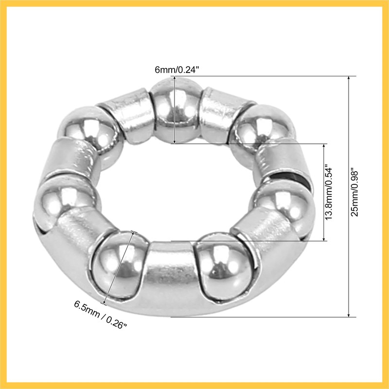 BULLSPANN Ball Bearing Cage Crank Bearing Wheel Bearing Retainer for