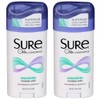Sure Invisible Solid Anti-Perspirant and Deodorant, Unscented, 2.6-Ounces (Pack of