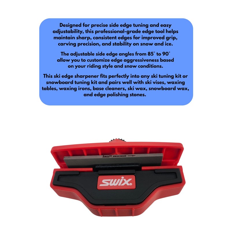 Swix Phantom Edger Pro Side Edge Tool with Adjustable Bevel
