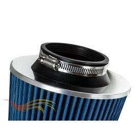 RW SERIES - MATTE BLACK PIPE BLUE - SHORT RAM INTAKE Compatible For 03-04 Saturn Ion 1 2 3 2.2L Ecotec DOHC