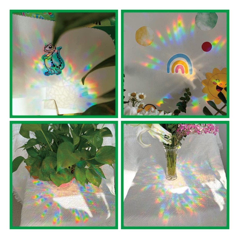 Rainbow Window Clings Anti-Collision Window Decals to Save Birds from