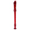 Yamaha Recorder Soprano Recorder, Baroque Fingering, Translucent Red
