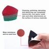 VRKET 133PCS Oscillating Tool Sanding Pads Kit,125 Sandpaper, 2 Triangular