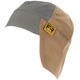 BENCHMARK FR Flame Resistant Goat Flex Welding Cap - (XL, Beige)