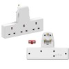 Multi Plug Adaptor, 3 Way Plug Adapter Uk Surge Protected