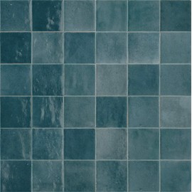 4x4 Zellige Ceramic Tile Eurasian Teal Wall Tile (45)