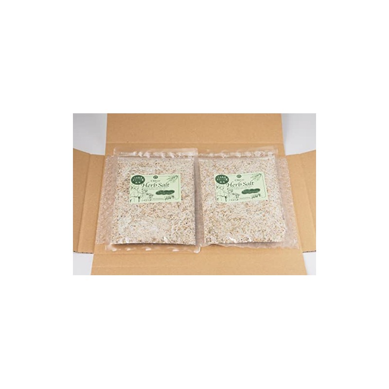 小豆島 オリーブハーブソルト マジョラム　詰め替え用袋入り110ｇ×2袋 HERB MIX 香草 スパイス ハーブ ソルト 塩