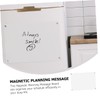 STOBOK Magnet Reminder Erasable Blank Planner Magnetic Erase Wall Fridge