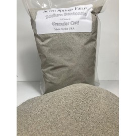 Seven Springs Farm Sodium Bentonite Clay 8LB - Granular All Natural Pond Sealant - High Absorption - Leak Sealer, Wastewater Cleansing Agent, Cat Litter Clumping & Odor Control...ETC. (8 Pound), Gray