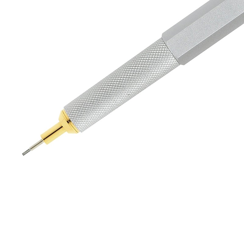 rOtring 1904448 800 Mechanical Pencil, Silver Metal Barrel, 0.7 mm,