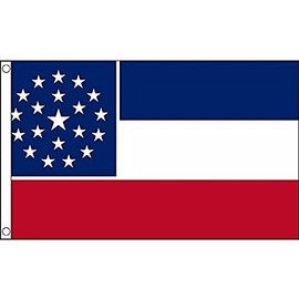 AZ FLAG - Mississippi Alternative Flag - 150 x 90 cm - Mississippi Flag 100% Polyester with Brass Eyelets - 110 g
