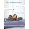 QUEEN ROSE Pregnancy Pillows, 60 Inch Cooling U Shaped Body