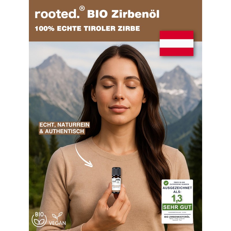 rooted.® Organic pine oil 10 ml