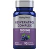 Piping Rock Resveratrol Complex | 90 Capsules | Ultra Potent