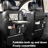 GMQ Back Seat Car Organizer 1 Pack,Backseat Organizer with Tray,Multifunctional