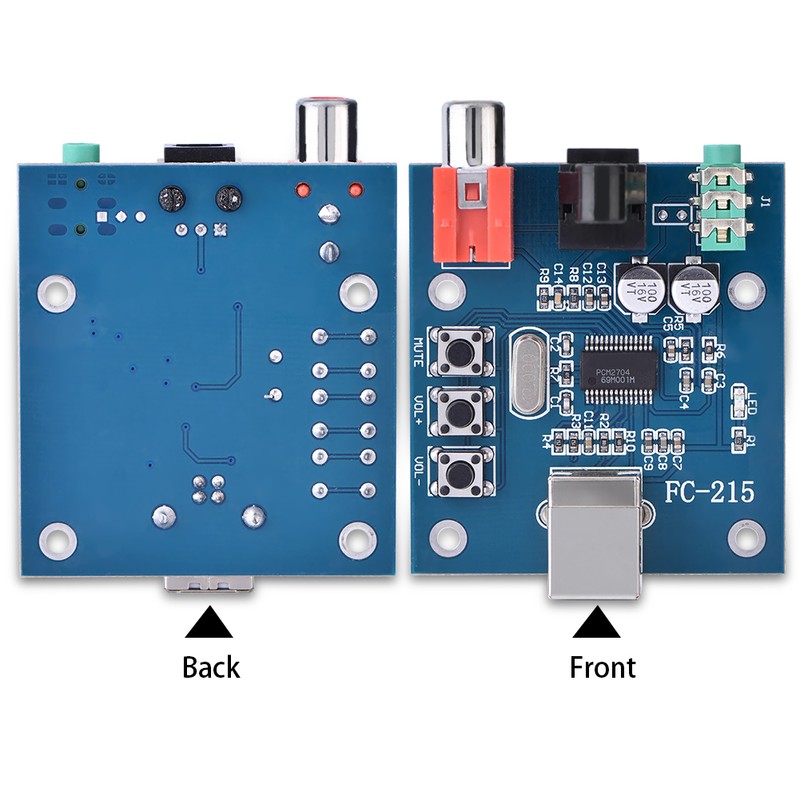 PCM2704 USB DAC to S/PDIF HiFi Sound Card Decoder Board